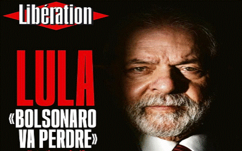 Lula Capa Do Jornal Franc S Lib Ration Que Diz Bolsonaro Vai Perder