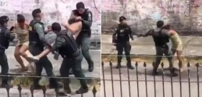 Policial Militar Do Ceará Agride Mulher Com Socos E Pontapés Antropofagista